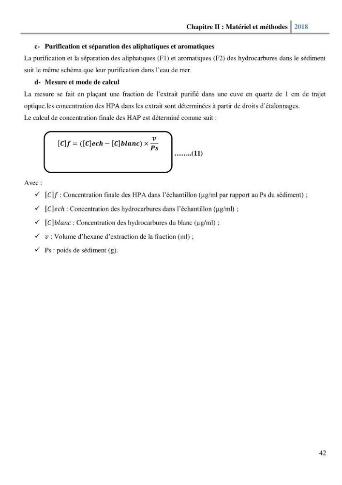 Etude des paramètres physico-chimiques et microbiologiques de l’eau et des sédiments des deux plages Est et Ouest de sidi Fredj.