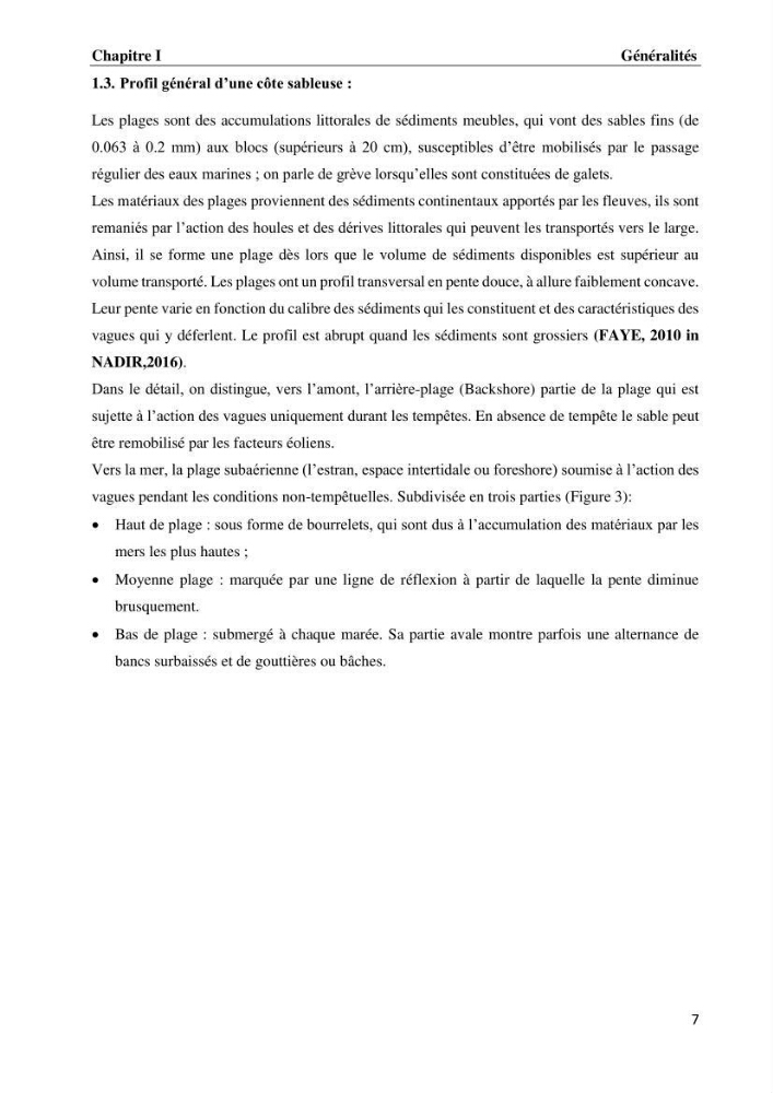 Evaluation des impacts des changements climatiques et des activités anthropiques sur le littoral de la baie de Zemmouri: Vulnérabilité et adaptation