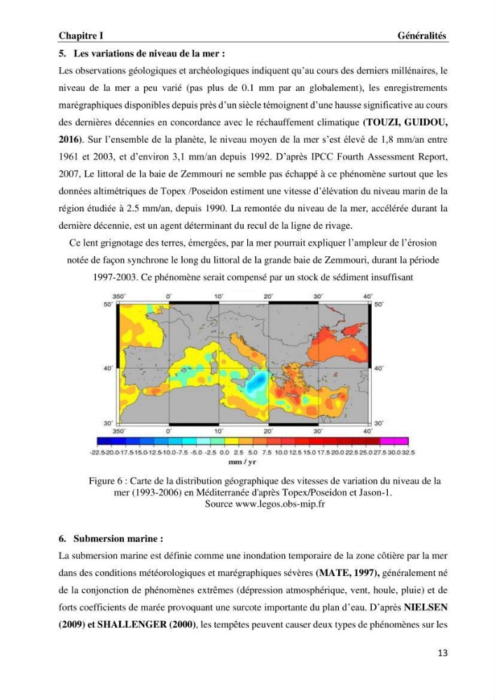 Evaluation des impacts des changements climatiques et des activités anthropiques sur le littoral de la baie de Zemmouri: Vulnérabilité et adaptation