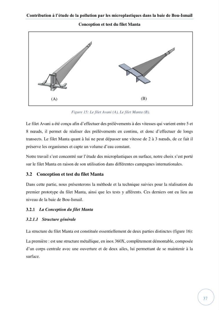 Contribution à l\'étude de la pollution par les micro-plastiques dans la baie de Bou-Ismail: