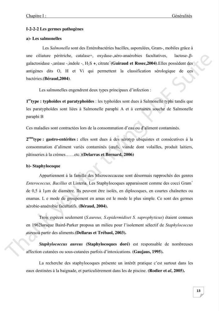 Contribution à l\'étude d\'analyse granulométrique et bactériologique au niveau de port d\'El-Djamila: