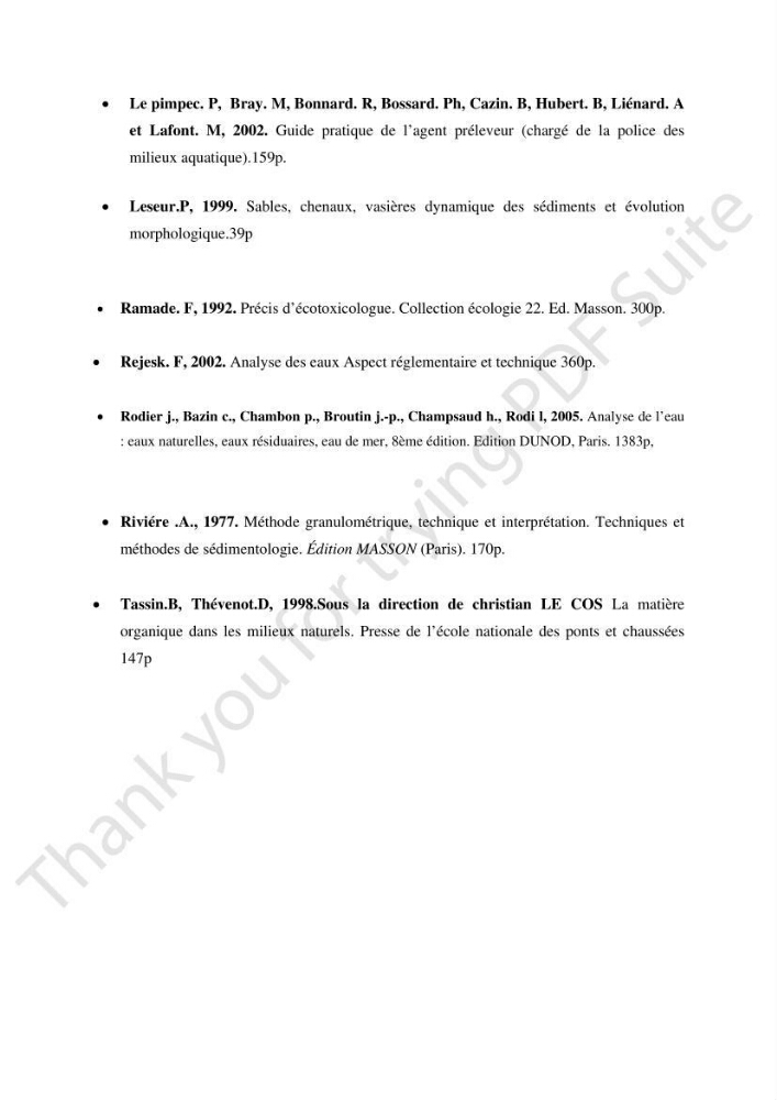 Contribution à l\'étude d\'analyse granulométrique et bactériologique au niveau de port d\'El-Djamila: