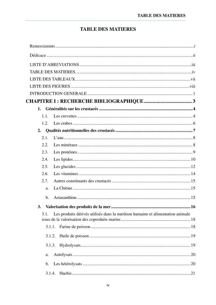 Évaluation de la valeur nutritionnelle chez les crustacés
