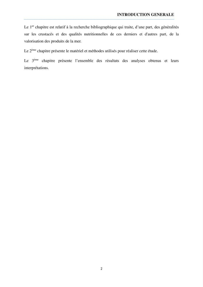 Évaluation de la valeur nutritionnelle chez les crustacés