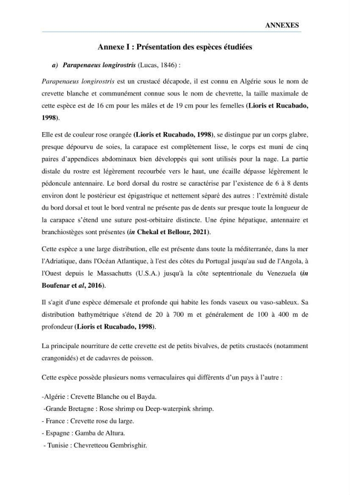 Évaluation de la valeur nutritionnelle chez les crustacés