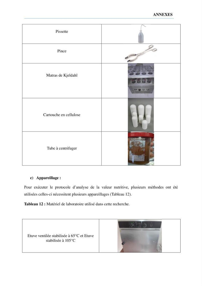 Évaluation de la valeur nutritionnelle chez les crustacés