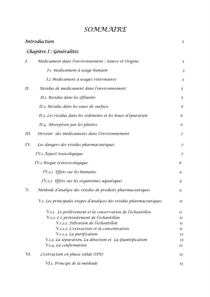 Mise au point et optimisation d\'une méthode d\'analyse de l\'ibuprofène présent dans l\'eau