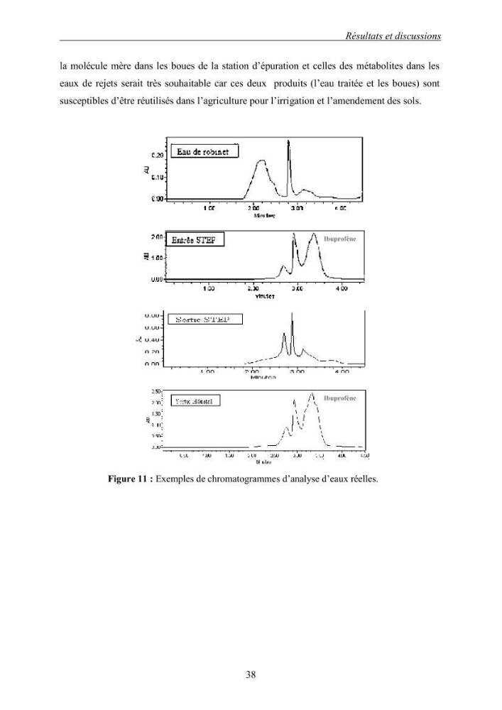 Mise au point et optimisation d\'une méthode d\'analyse de l\'ibuprofène présent dans l\'eau