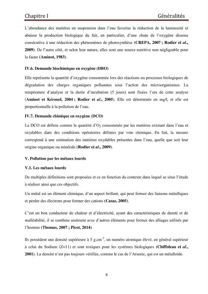 Evaluation du taux de la pollution des eaux et des sédiments par les métaux lourds au niveau du littoral de Boumerdes : Baie de Zemmouri