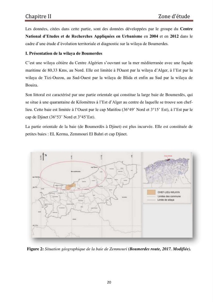 Evaluation du taux de la pollution des eaux et des sédiments par les métaux lourds au niveau du littoral de Boumerdes : Baie de Zemmouri