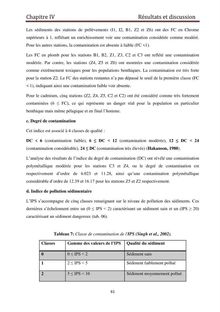 Evaluation du taux de la pollution des eaux et des sédiments par les métaux lourds au niveau du littoral de Boumerdes : Baie de Zemmouri