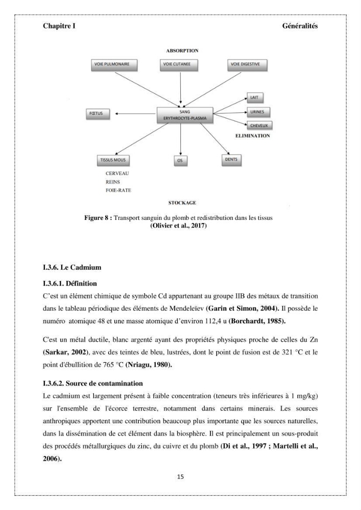 Qualité microbiologique et teneurs en éléments traces métalliques chez les poissons comestibles, risques sanitaires potentiels
