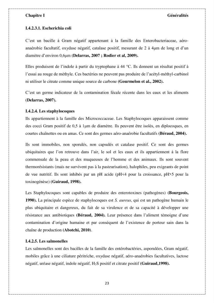 Qualité microbiologique et teneurs en éléments traces métalliques chez les poissons comestibles, risques sanitaires potentiels