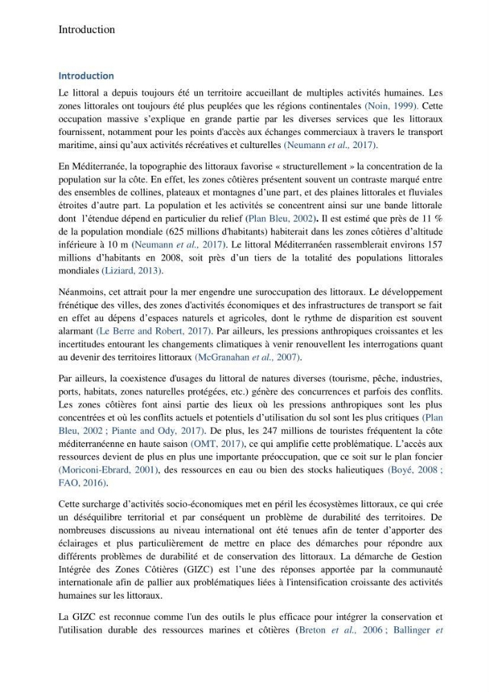 La gestion intégrée de la zone côtière algéroise: entre doctrine et pratique