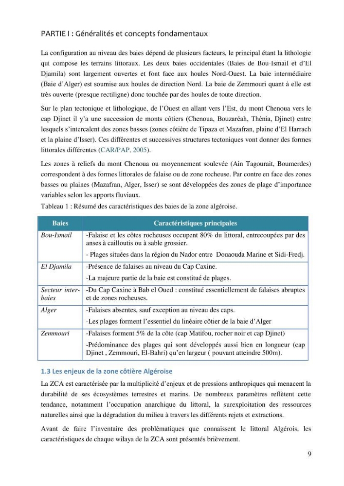 La gestion intégrée de la zone côtière algéroise: entre doctrine et pratique