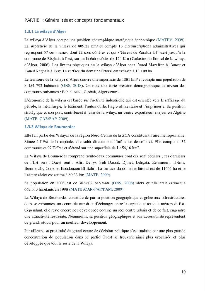 La gestion intégrée de la zone côtière algéroise: entre doctrine et pratique