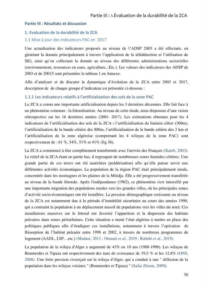 La gestion intégrée de la zone côtière algéroise: entre doctrine et pratique