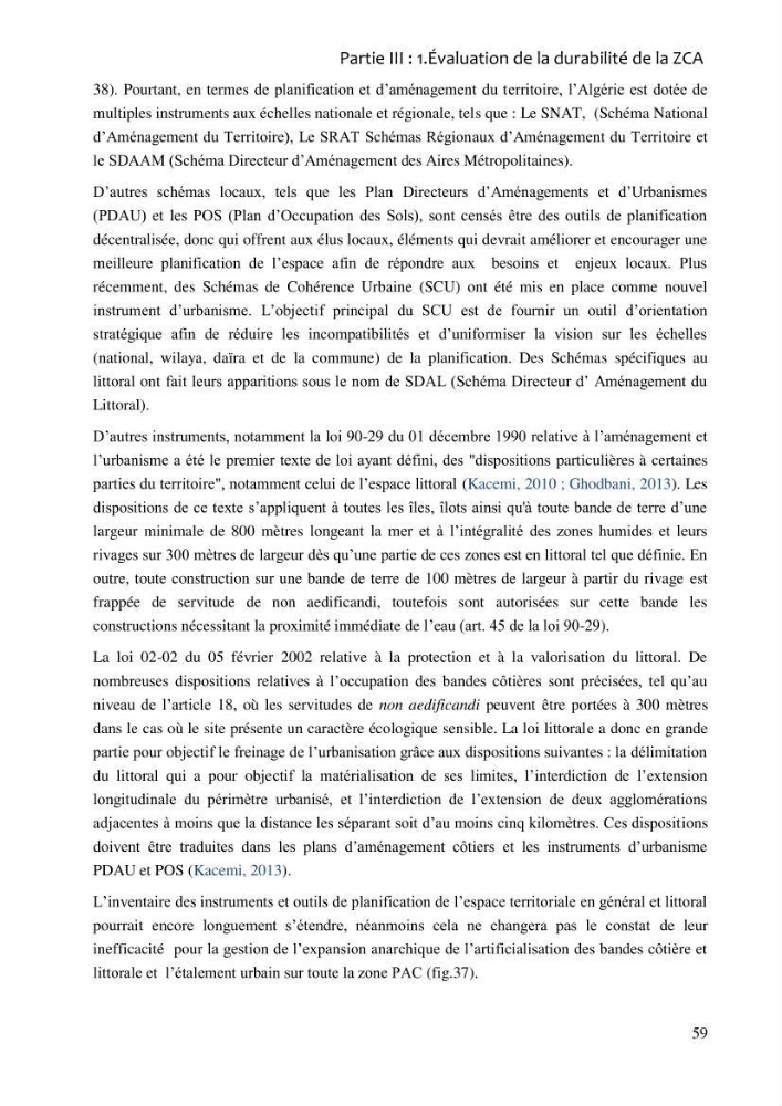 La gestion intégrée de la zone côtière algéroise: entre doctrine et pratique