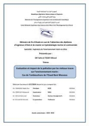 Evaluation et impact de la pollution par les métaux traces sur l’environnement marin as de l’embouchure de l’Oued Beni Messous