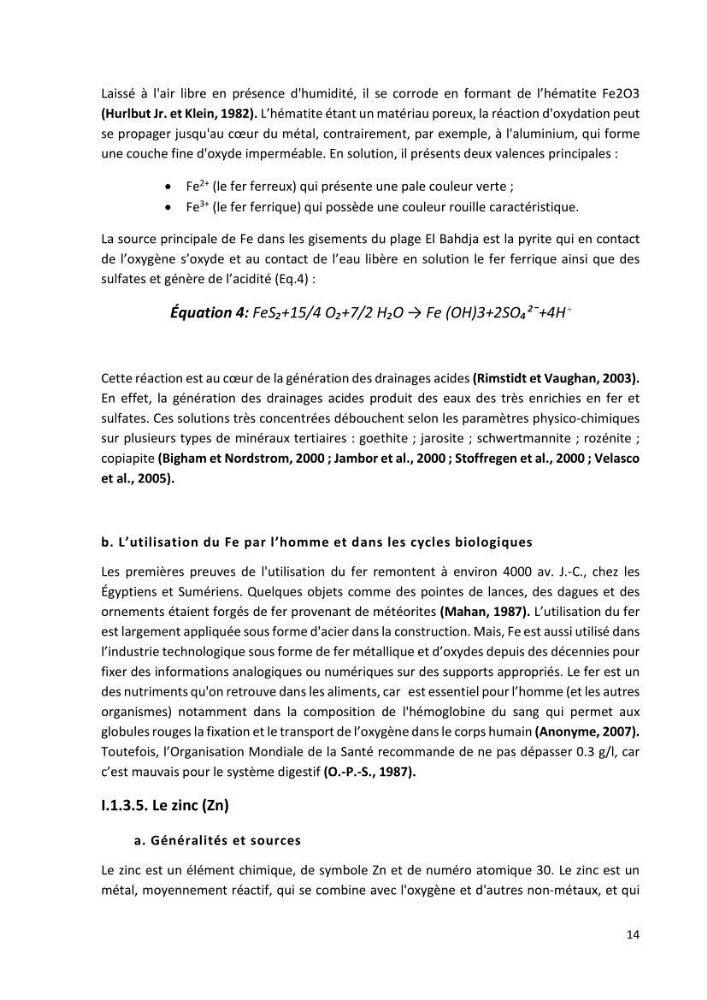 Evaluation et impact de la pollution par les métaux traces sur l’environnement marin as de l’embouchure de l’Oued Beni Messous