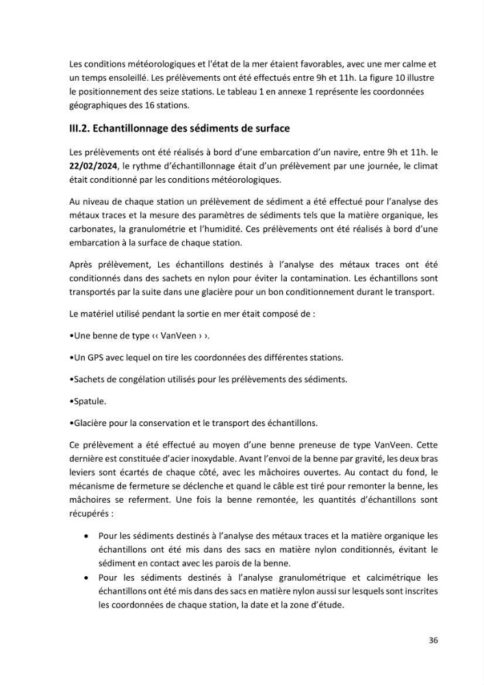 Evaluation et impact de la pollution par les métaux traces sur l’environnement marin as de l’embouchure de l’Oued Beni Messous
