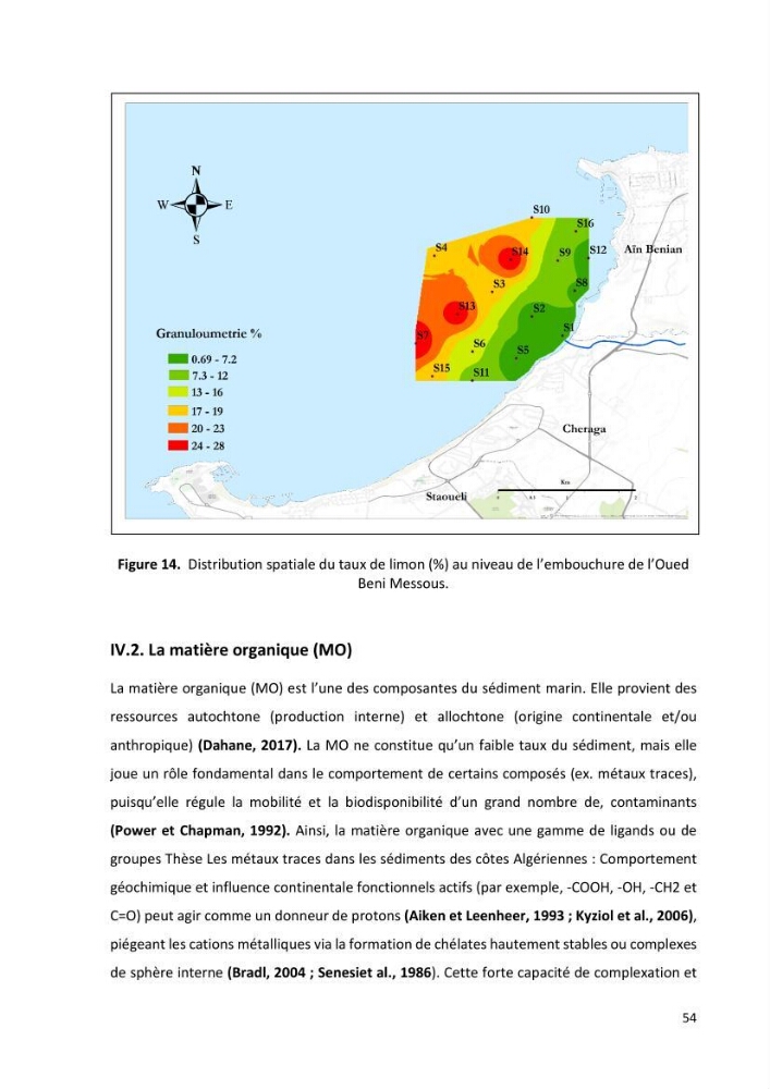 Evaluation et impact de la pollution par les métaux traces sur l’environnement marin as de l’embouchure de l’Oued Beni Messous