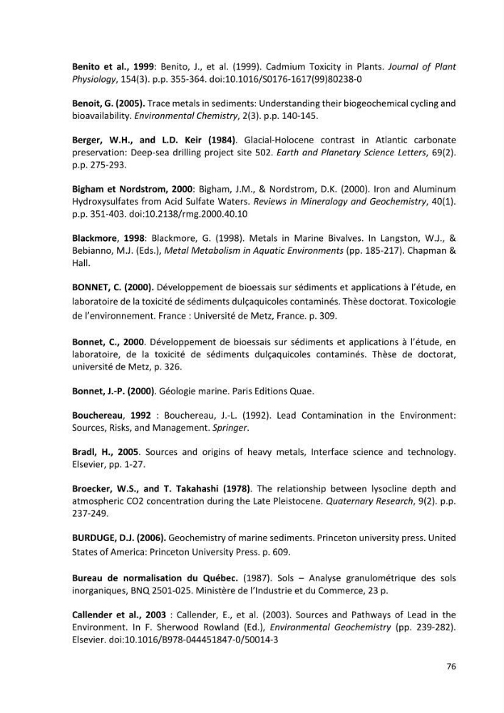 Evaluation et impact de la pollution par les métaux traces sur l’environnement marin as de l’embouchure de l’Oued Beni Messous