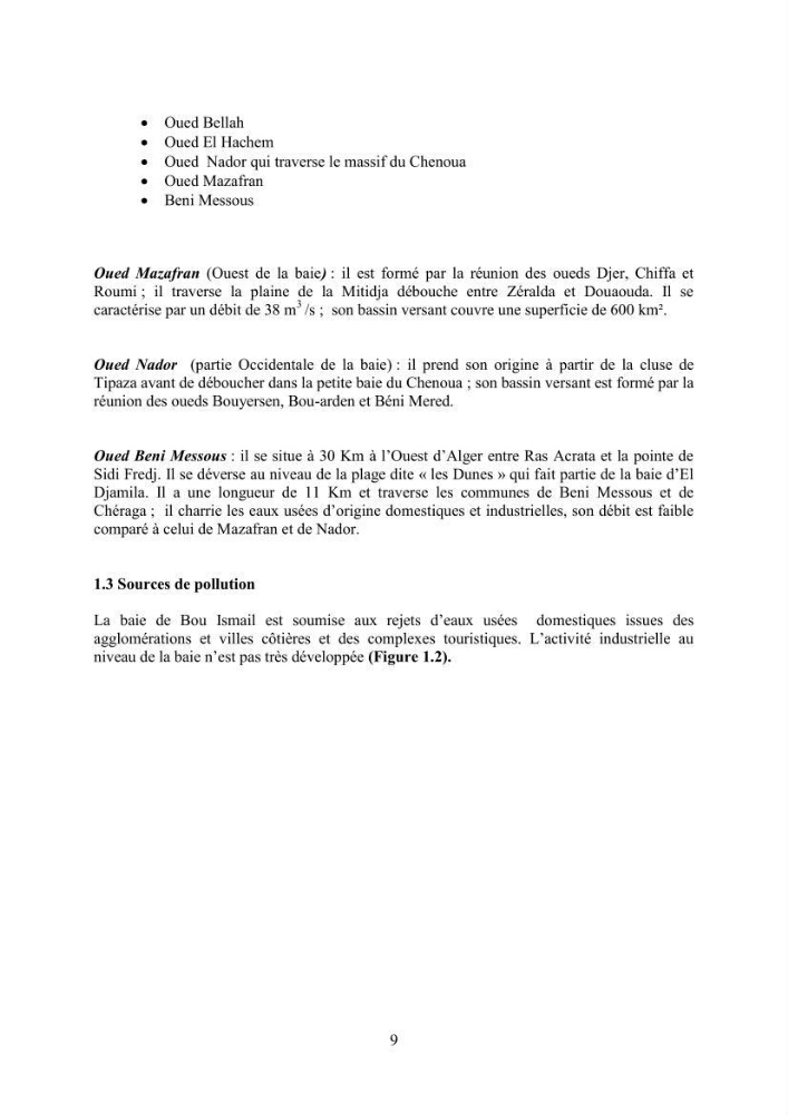 Peuplements carcinologiques des petits fonds de la baie de Bou-Ismail