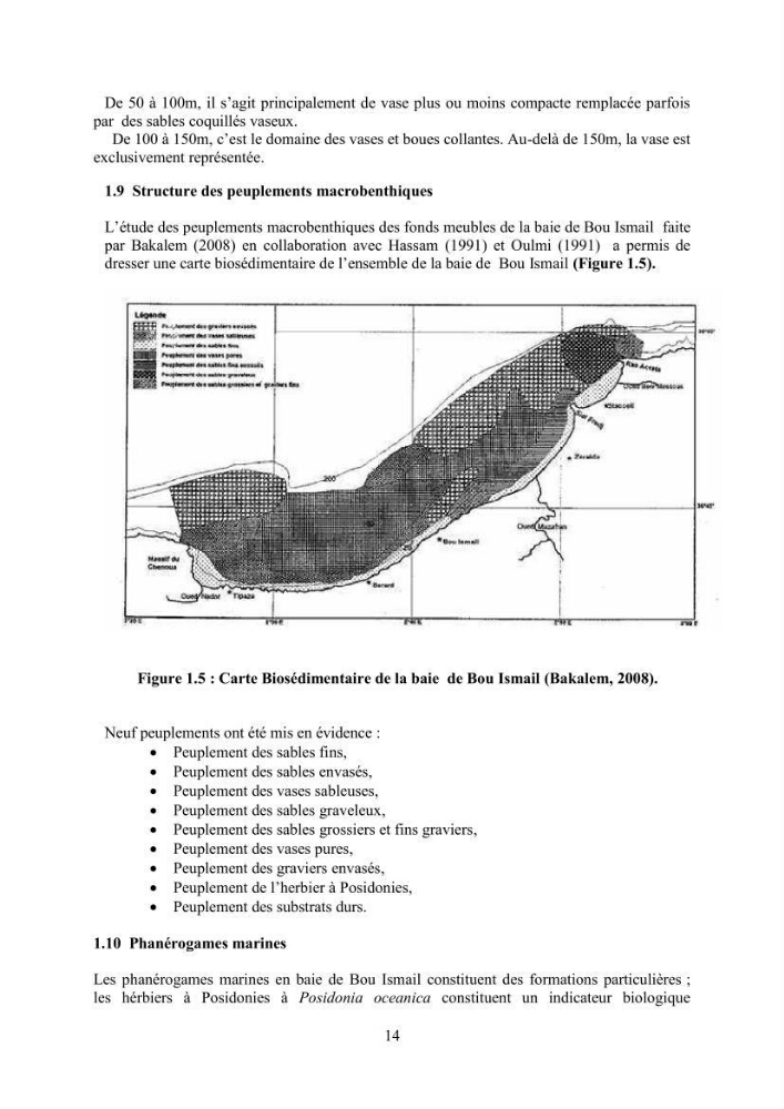 Peuplements carcinologiques des petits fonds de la baie de Bou-Ismail