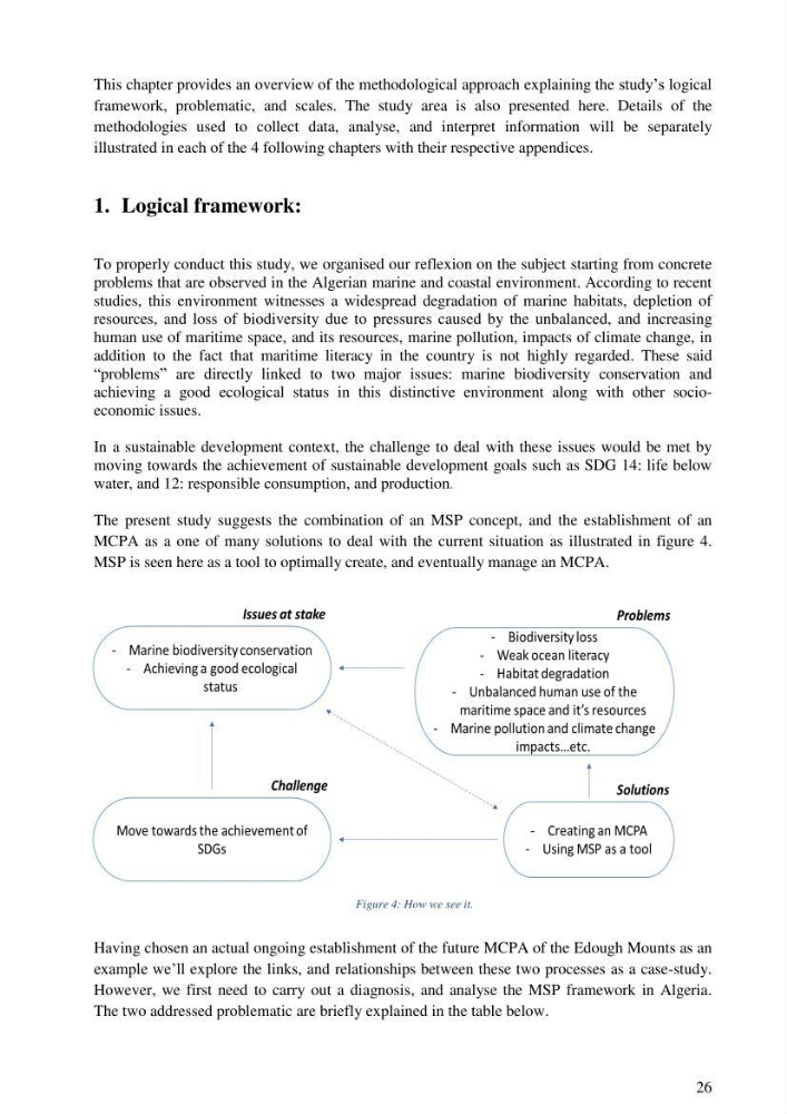 Analysis of the Algerian maritime spatial planning framework applied to the estearn sector
