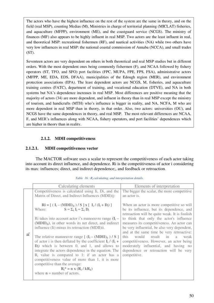 Analysis of the Algerian maritime spatial planning framework applied to the estearn sector