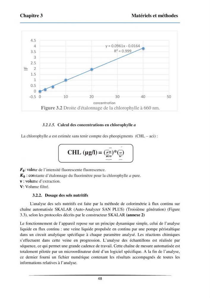 Les paramètres physicochimiques et les sels nutritifs dans la baie de Bou-Ismail
