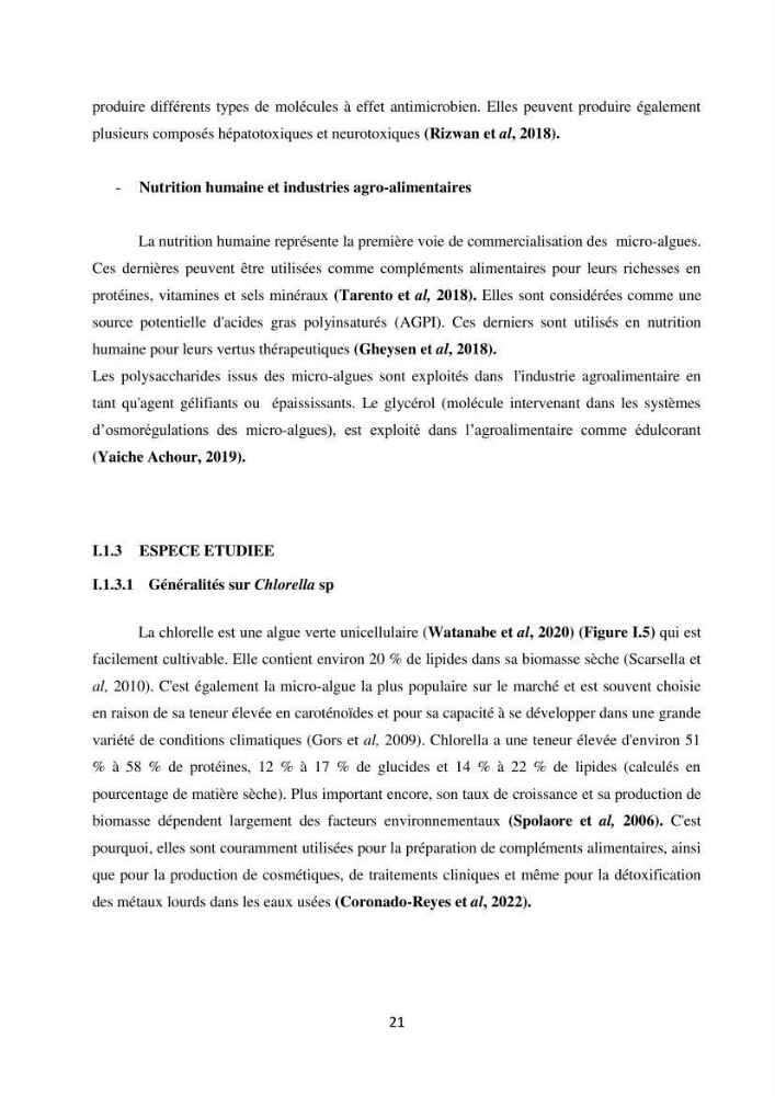 Suivi d’un élevage ostréicole Affinage des huîtres creuses Crassostrea gigas en présence de Chlorella sp.