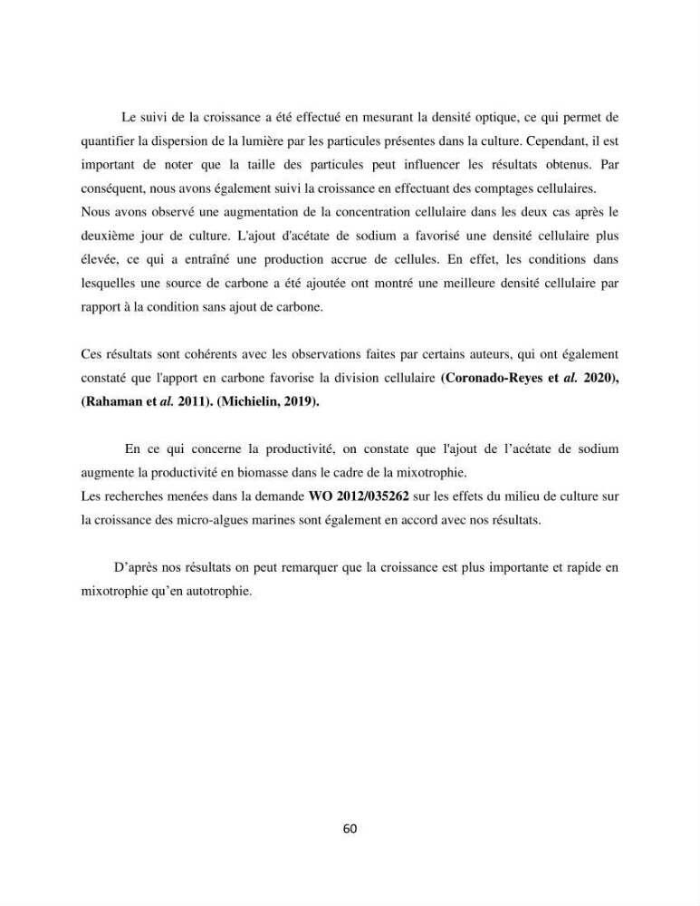 Suivi d’un élevage ostréicole Affinage des huîtres creuses Crassostrea gigas en présence de Chlorella sp.