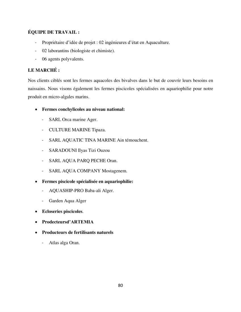 Suivi d’un élevage ostréicole Affinage des huîtres creuses Crassostrea gigas en présence de Chlorella sp.