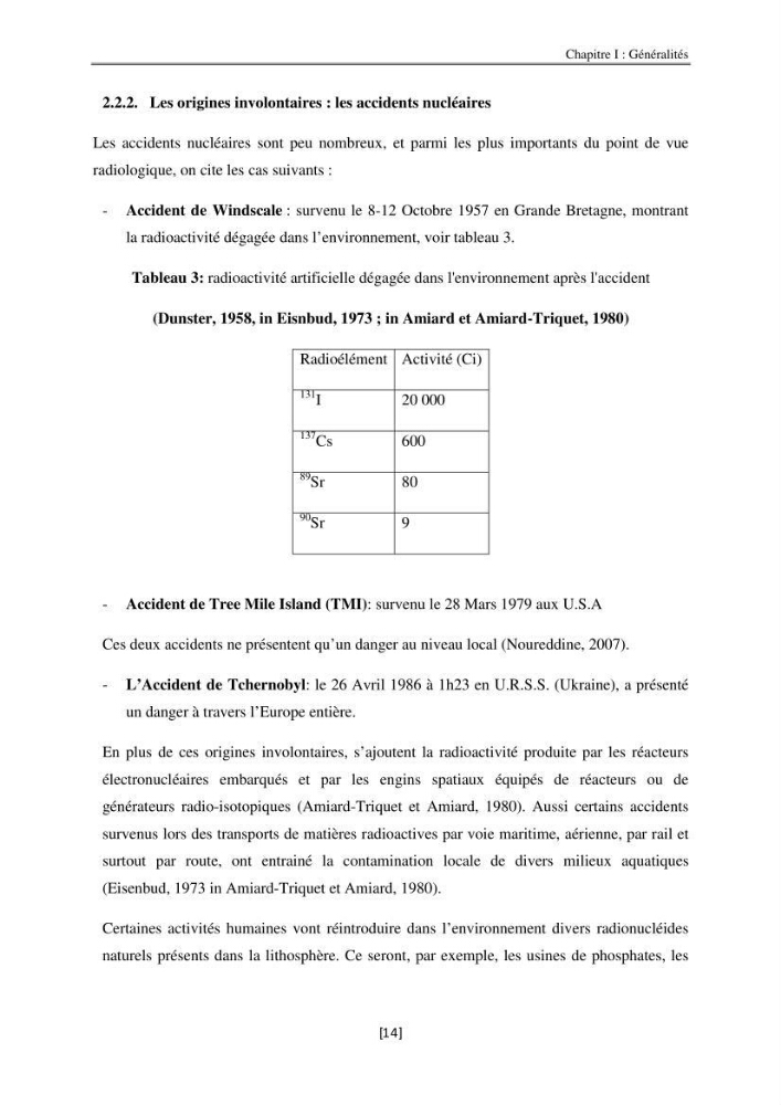 Etude de la répartition de la radioactivité naturelle, et de la minéralogie dans les carottes de sédiments, dans la baie de Bou-Ismail
