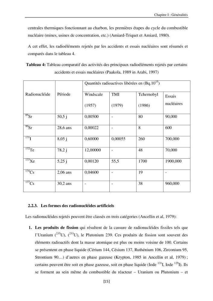 Etude de la répartition de la radioactivité naturelle, et de la minéralogie dans les carottes de sédiments, dans la baie de Bou-Ismail