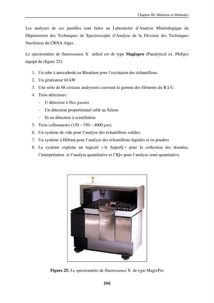 Etude de la répartition de la radioactivité naturelle, et de la minéralogie dans les carottes de sédiments, dans la baie de Bou-Ismail
