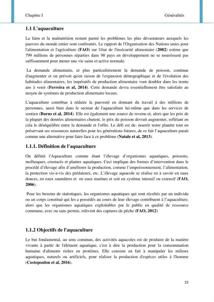 Etude d\'impact de la ferme aquacole Sarl EAM (Ain Tagourait) sur l\'environnement (Etat initial):