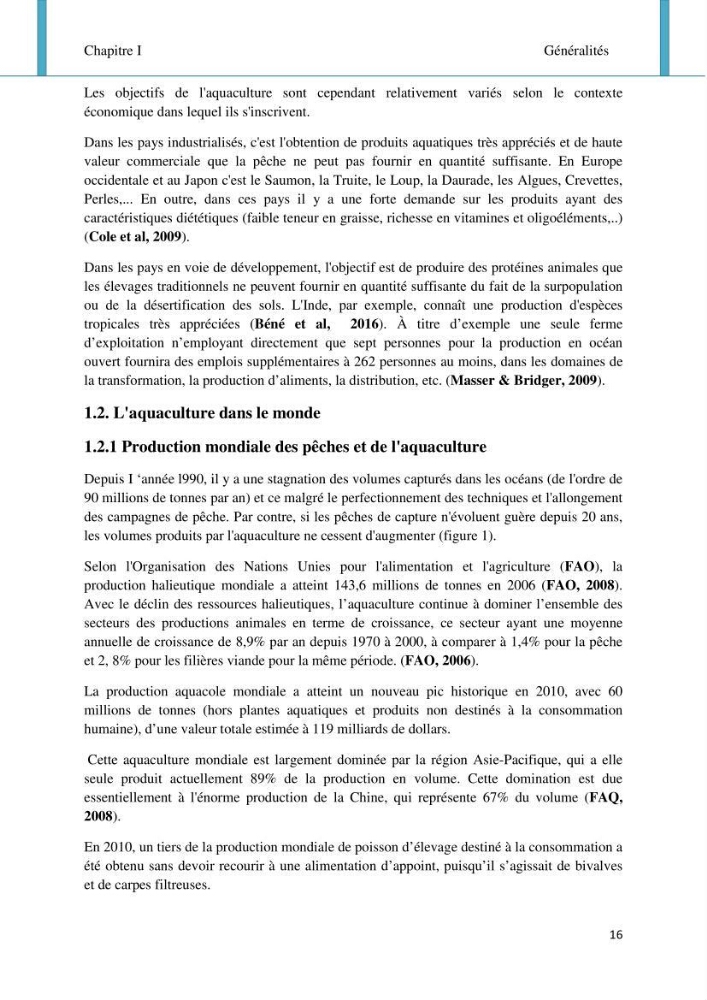Etude d\'impact de la ferme aquacole Sarl EAM (Ain Tagourait) sur l\'environnement (Etat initial):