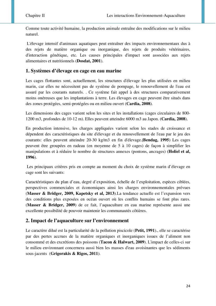 Etude d\'impact de la ferme aquacole Sarl EAM (Ain Tagourait) sur l\'environnement (Etat initial):