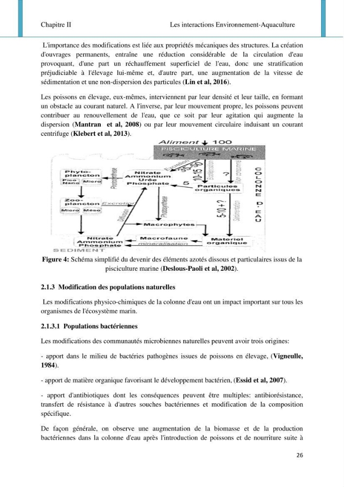 Etude d\'impact de la ferme aquacole Sarl EAM (Ain Tagourait) sur l\'environnement (Etat initial):