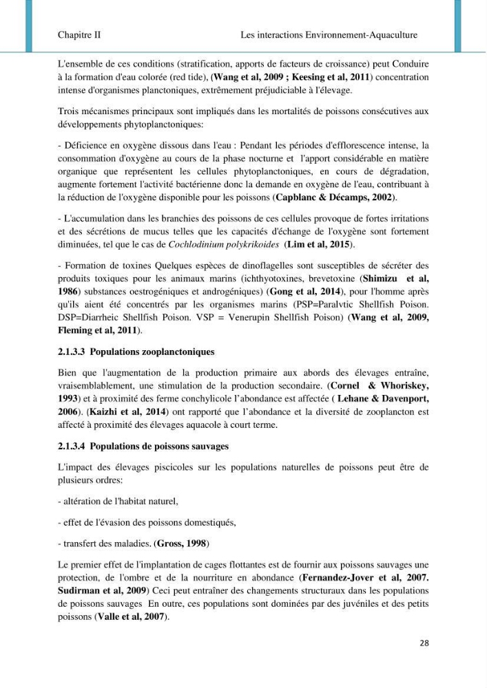 Etude d\'impact de la ferme aquacole Sarl EAM (Ain Tagourait) sur l\'environnement (Etat initial):