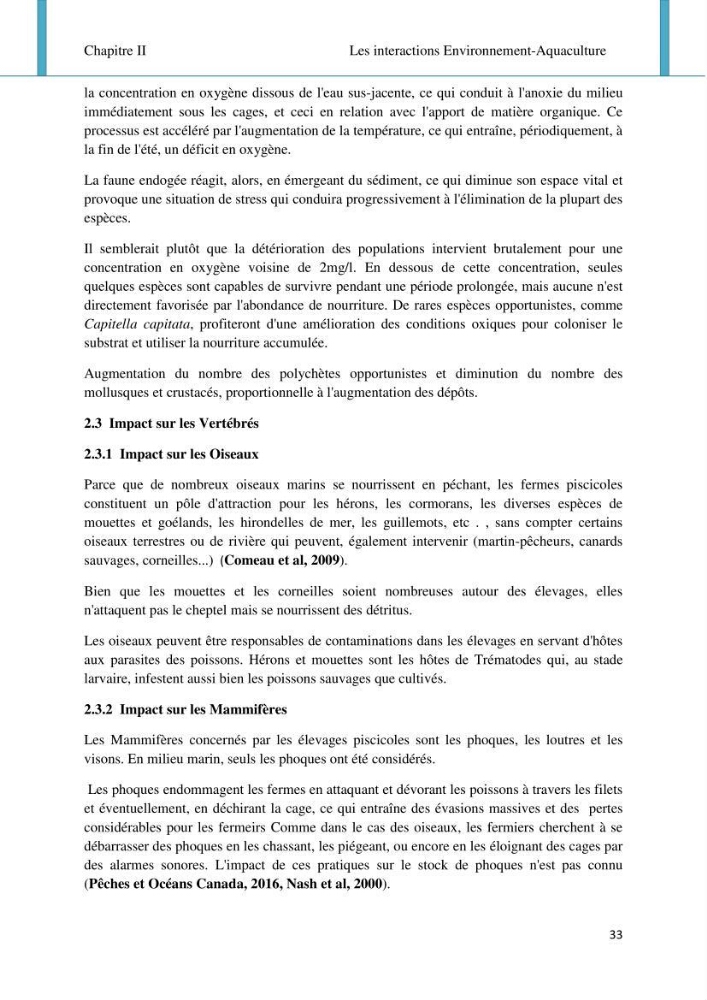 Etude d\'impact de la ferme aquacole Sarl EAM (Ain Tagourait) sur l\'environnement (Etat initial):