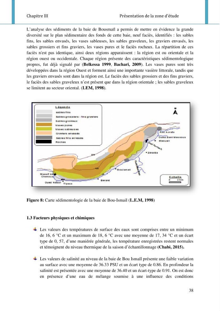 Etude d\'impact de la ferme aquacole Sarl EAM (Ain Tagourait) sur l\'environnement (Etat initial):