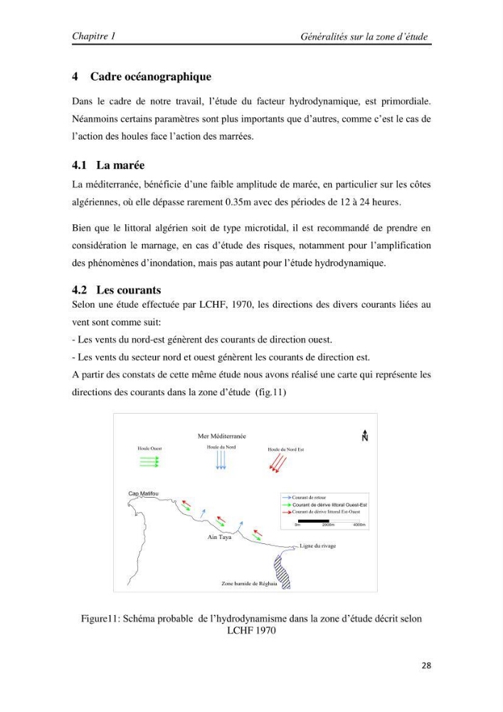 Etude et évaluation de l\'état de la vulnérabilité du système côtier de la zone Est-Algéroise