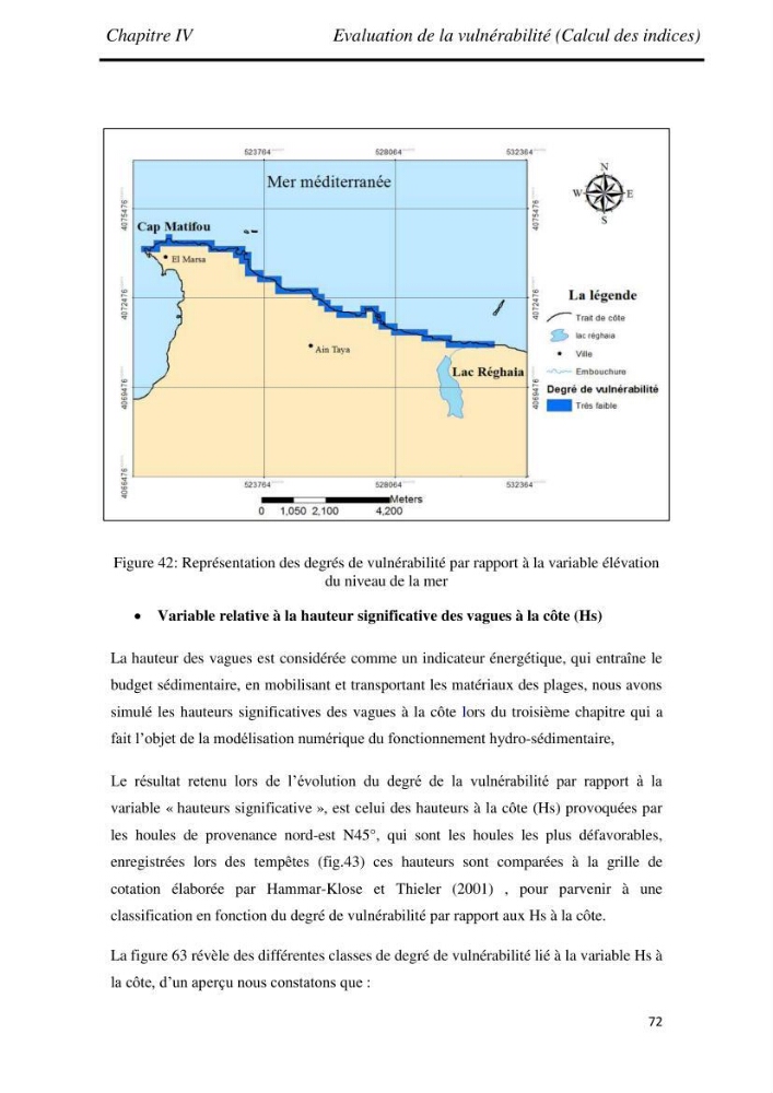 Etude et évaluation de l\'état de la vulnérabilité du système côtier de la zone Est-Algéroise