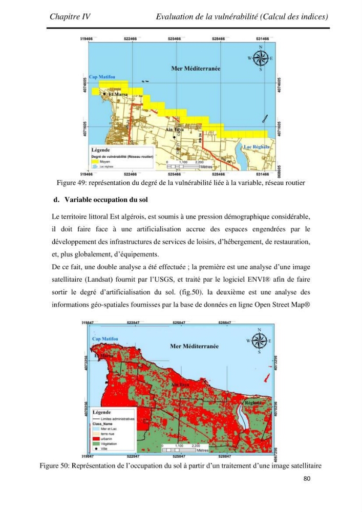 Etude et évaluation de l\'état de la vulnérabilité du système côtier de la zone Est-Algéroise