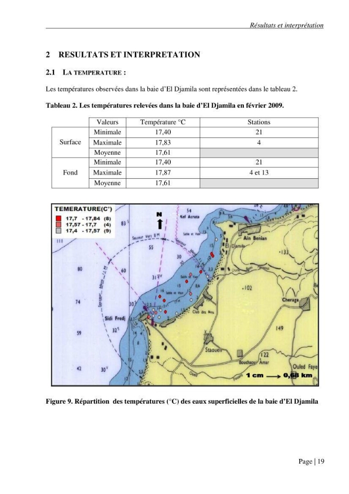 Contribution a l\'étude de la baie d\'El Djamila