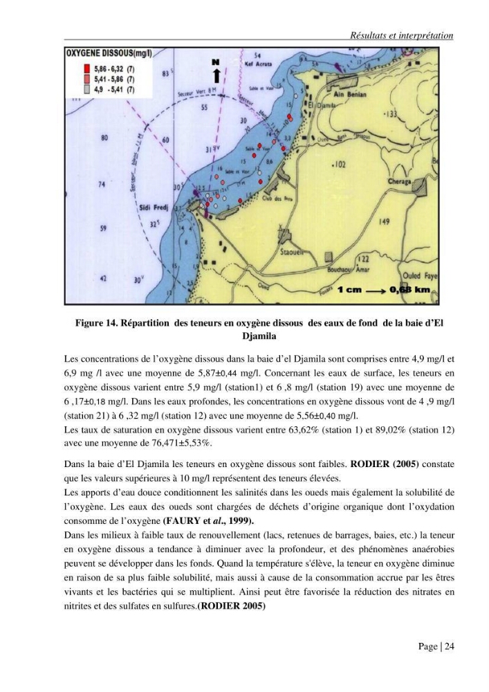 Contribution a l\'étude de la baie d\'El Djamila